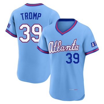 Authentic Chadwick Tromp Men's Atlanta Braves Blue Powder 2026 City Connect Stadium Jersey