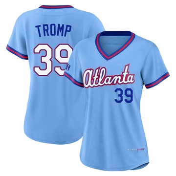 Limited Chadwick Tromp Women's Atlanta Braves Blue Powder 2026 City Connect Stadium Jersey