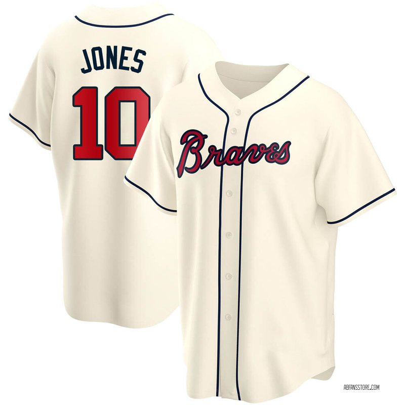 atlanta braves chipper jones jersey