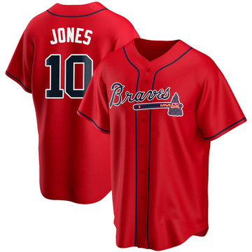 chipper jones braves jersey