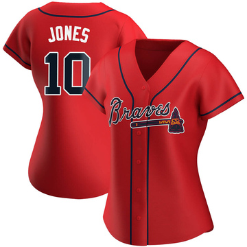 women's chipper jones jersey