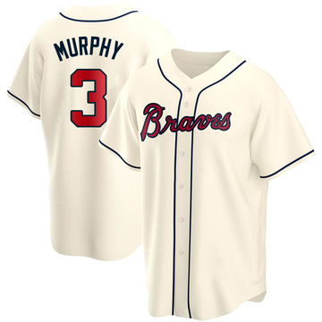 Replica Dale Murphy Youth Atlanta Braves Cream Alternate Jersey