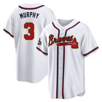 Replica Dale Murphy Youth Atlanta Braves Gold White 2022 Program Jersey