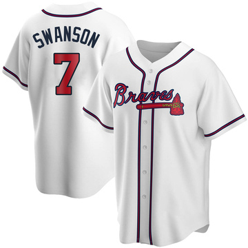 dansby swanson braves jersey