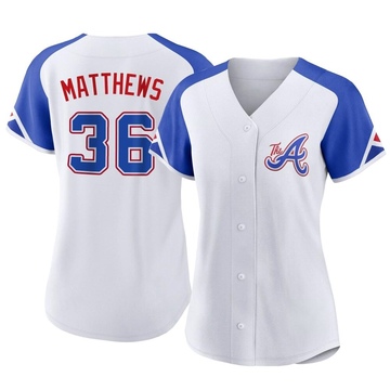 Replica Gary Matthews Women's Atlanta Braves White 2023 City Connect Jersey