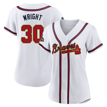 Replica Kyle Wright Women's Atlanta Braves Gold White 2022 Program Jersey