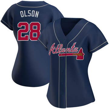 Fan Made Braves No.28 Matt Olson Baseball Jersey Printed S-5XL - Body Logic