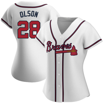 Replica Matt Olson Women's Atlanta Braves White Home Jersey