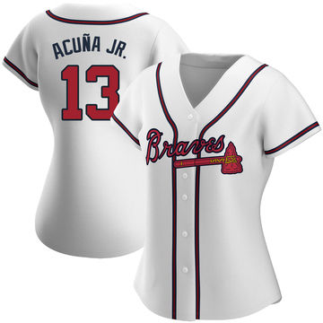 Atlanta Braves 2022-23 All-Star Game Jersey, 13 Ronald Acuna Jr. White Youth  Jersey - Bluefink