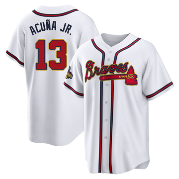 Ronald Acuna Jr. Atlanta Braves Youth Backer T-Shirt - Ash