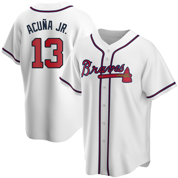 Youth Nike Ronald Acuña Jr. Red Atlanta Braves Alternate Replica Player  Jersey