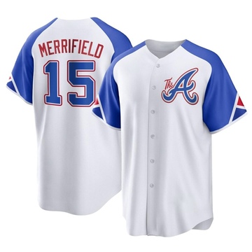 Replica Whit Merrifield Youth Atlanta Braves White 2023 City Connect Jersey