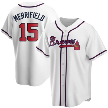 Replica Whit Merrifield Youth Atlanta Braves White Home Jersey